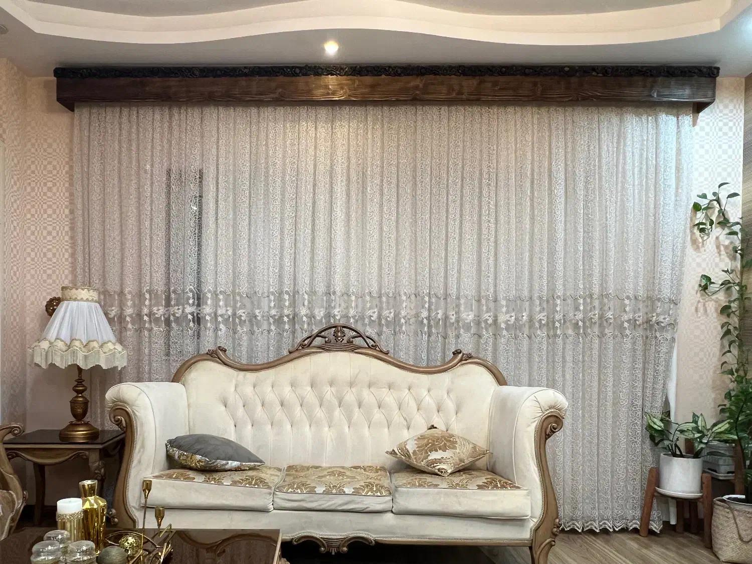 پرده|پرده، رانر، رومیزی|رشت, چله خانه|دیوار