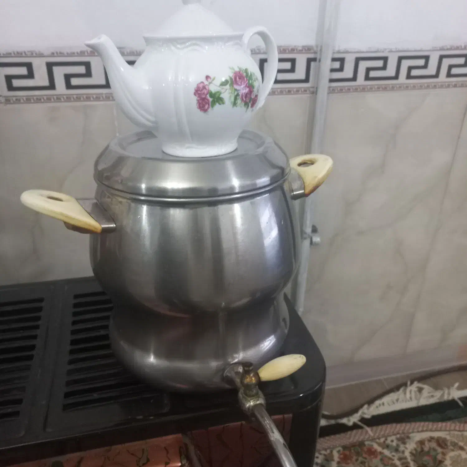 کتری قوری استیل|قوری، کتری، قهوهساز دستی|شهریار, شهرک بهاران (ویره)|دیوار