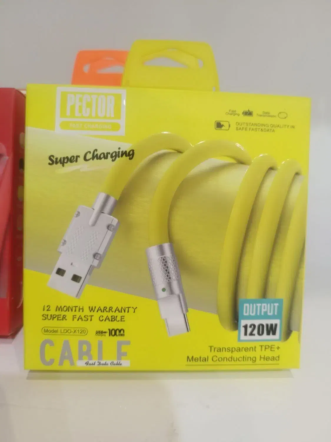 کابل تایپ سی PECTOR اورجینال X-120 +گارانتی تعویض|لوازم جانبی موبایل و تبلت|قم, میدان نو|دیوار