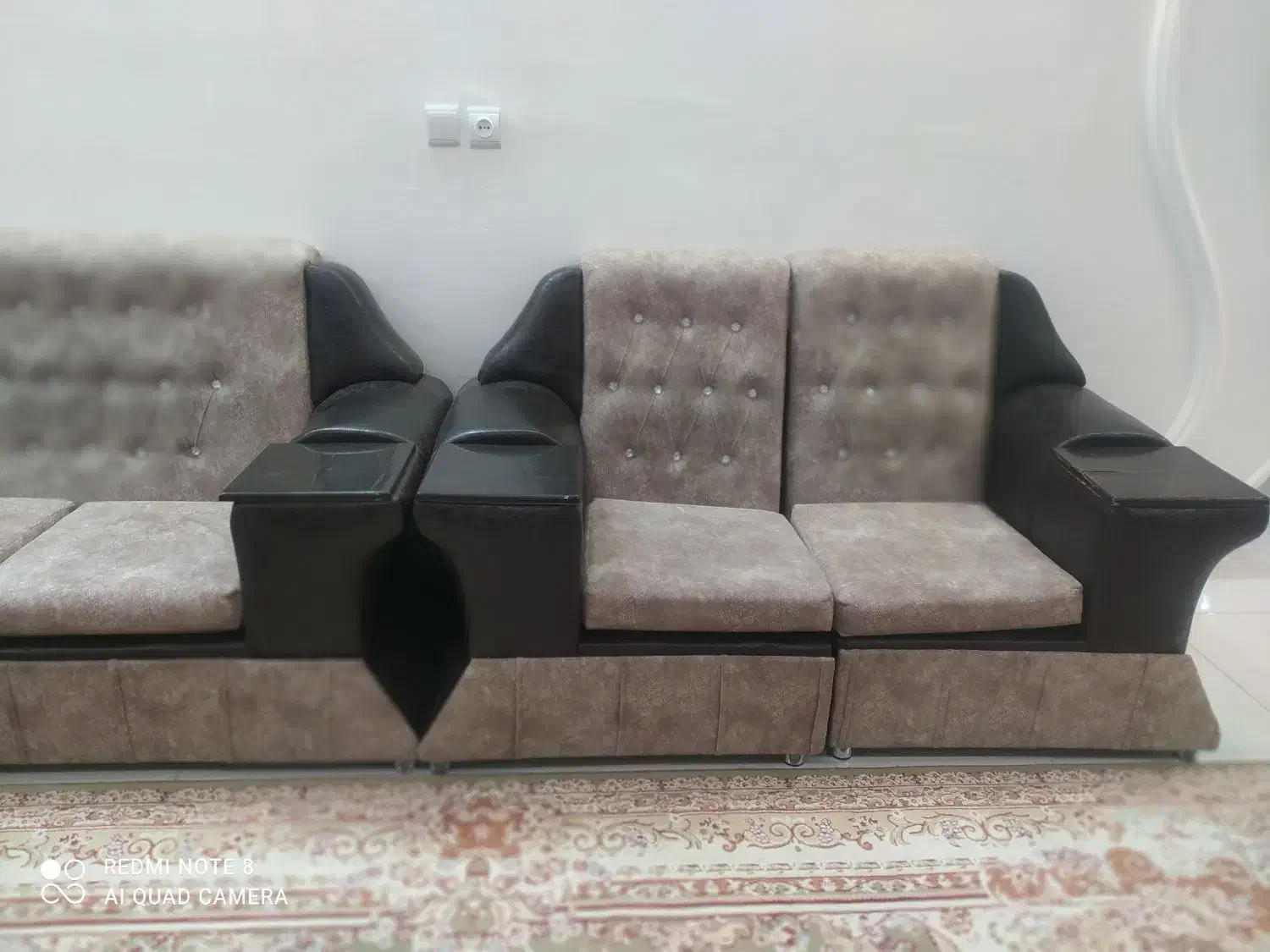 مبل ۷ نفره L|مبلمان خانگی و میز عسلی|دامغان, |دیوار