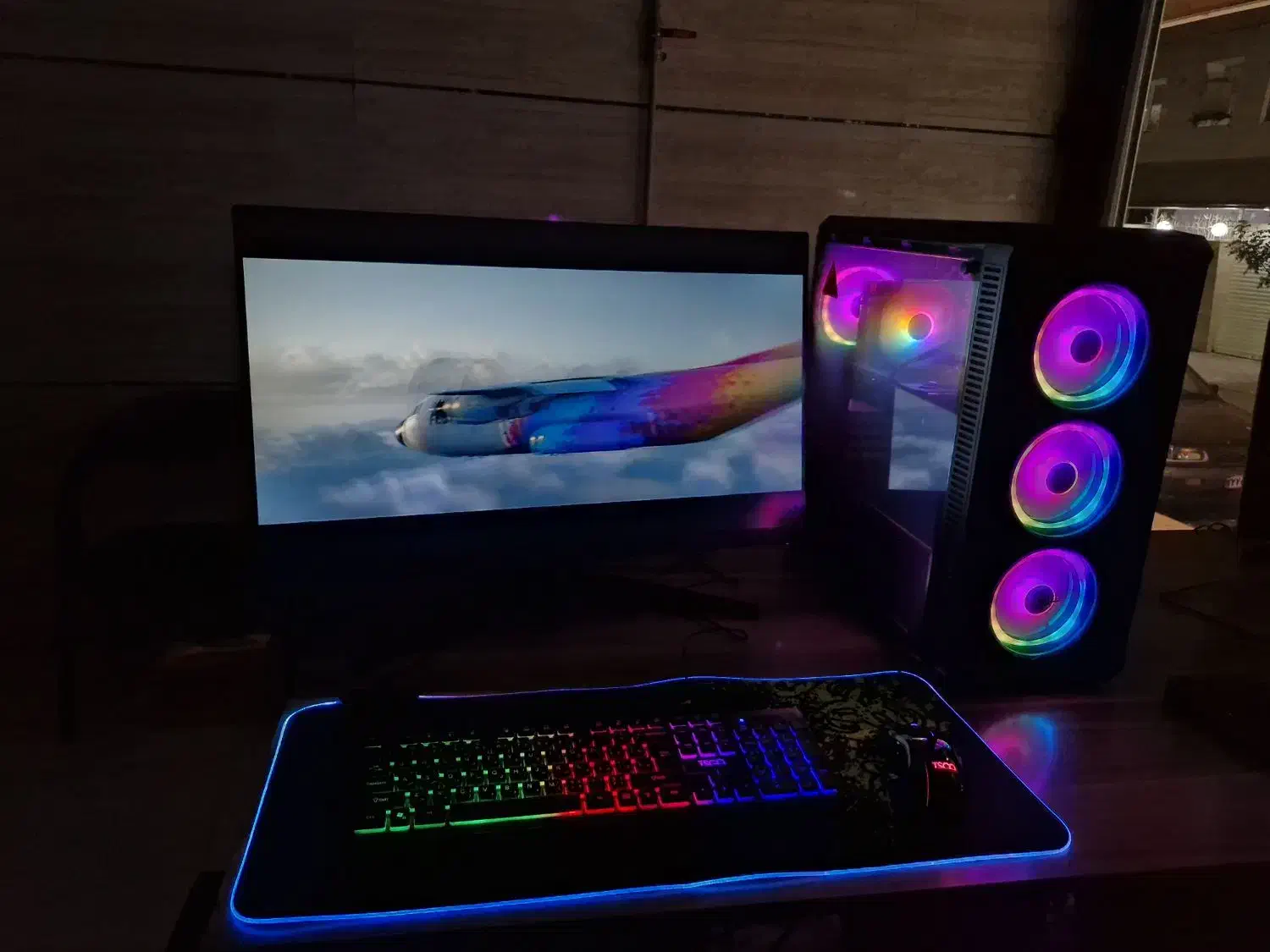 کیس16هسته ای نسل 14هیولای گیم ورندرباگرافیک 5060Ti|رایانه رومیزی|کرج, گلشهر|دیوار