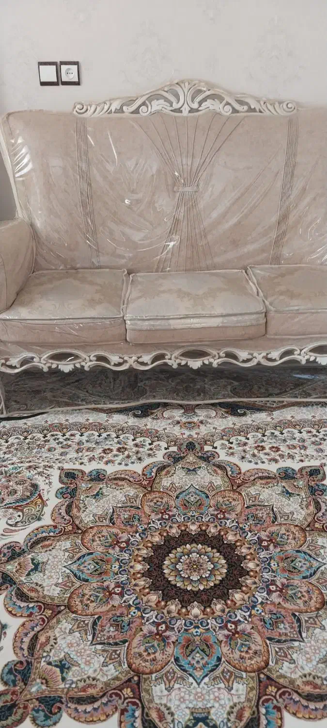 مبل 9 نفره|مبلمان خانگی و میز عسلی|خمینی‌شهر, |دیوار