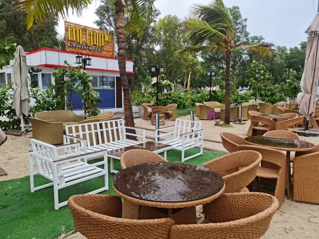 مبل و میز صندلی حصیری فضای باز/باغ /رستوران|کافی‌شاپ و رستوران|ری, علایین|دیوار