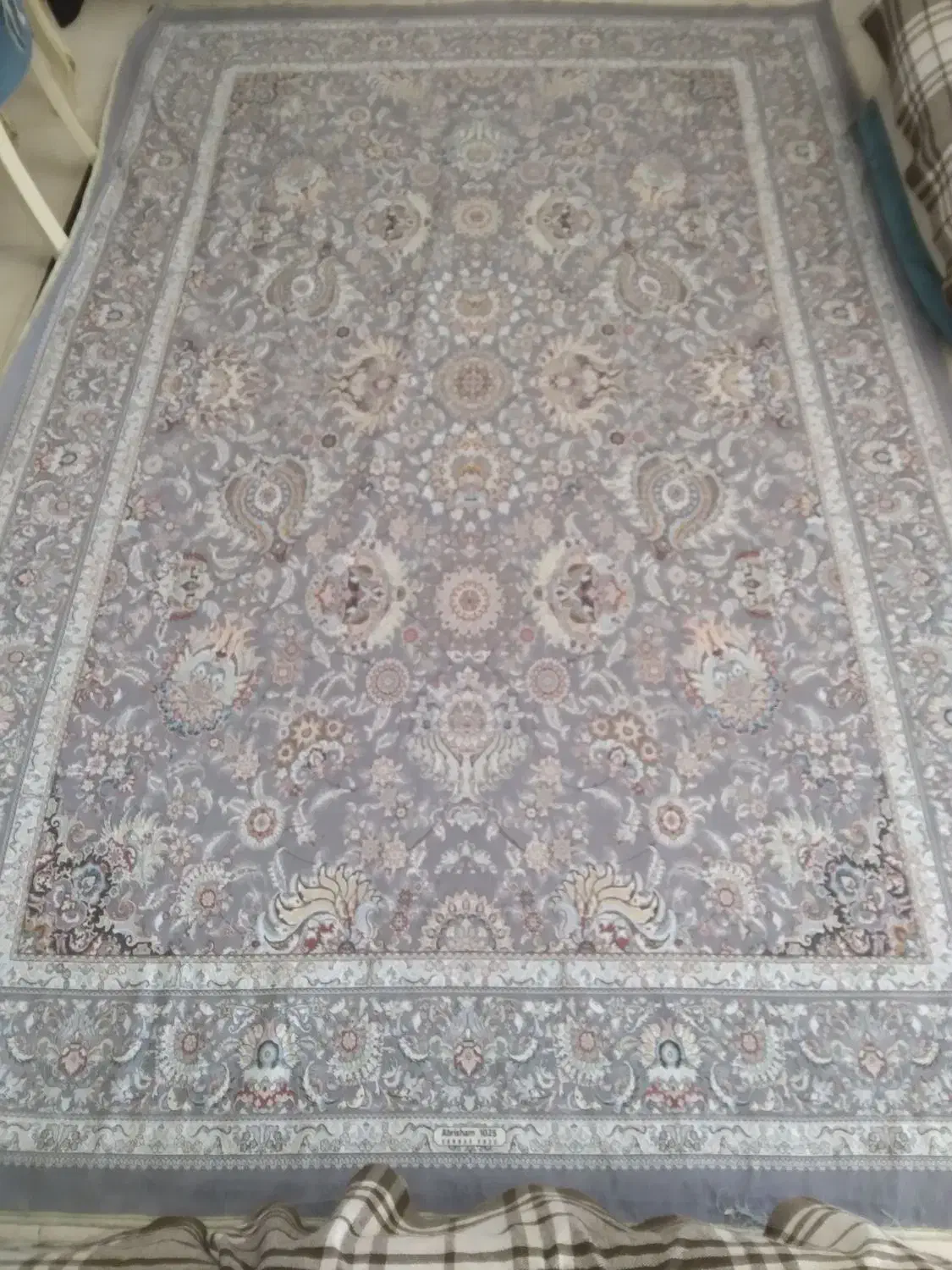 رو فرشی .طرحه کتان ابریشم|روفرشی|مراغه, |دیوار