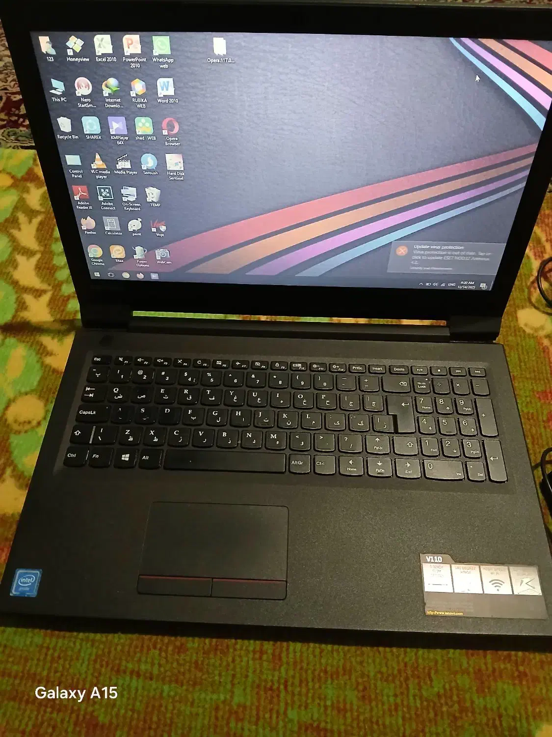 لپ تاپ لنوو مشکی|رایانه همراه|بهار, |دیوار