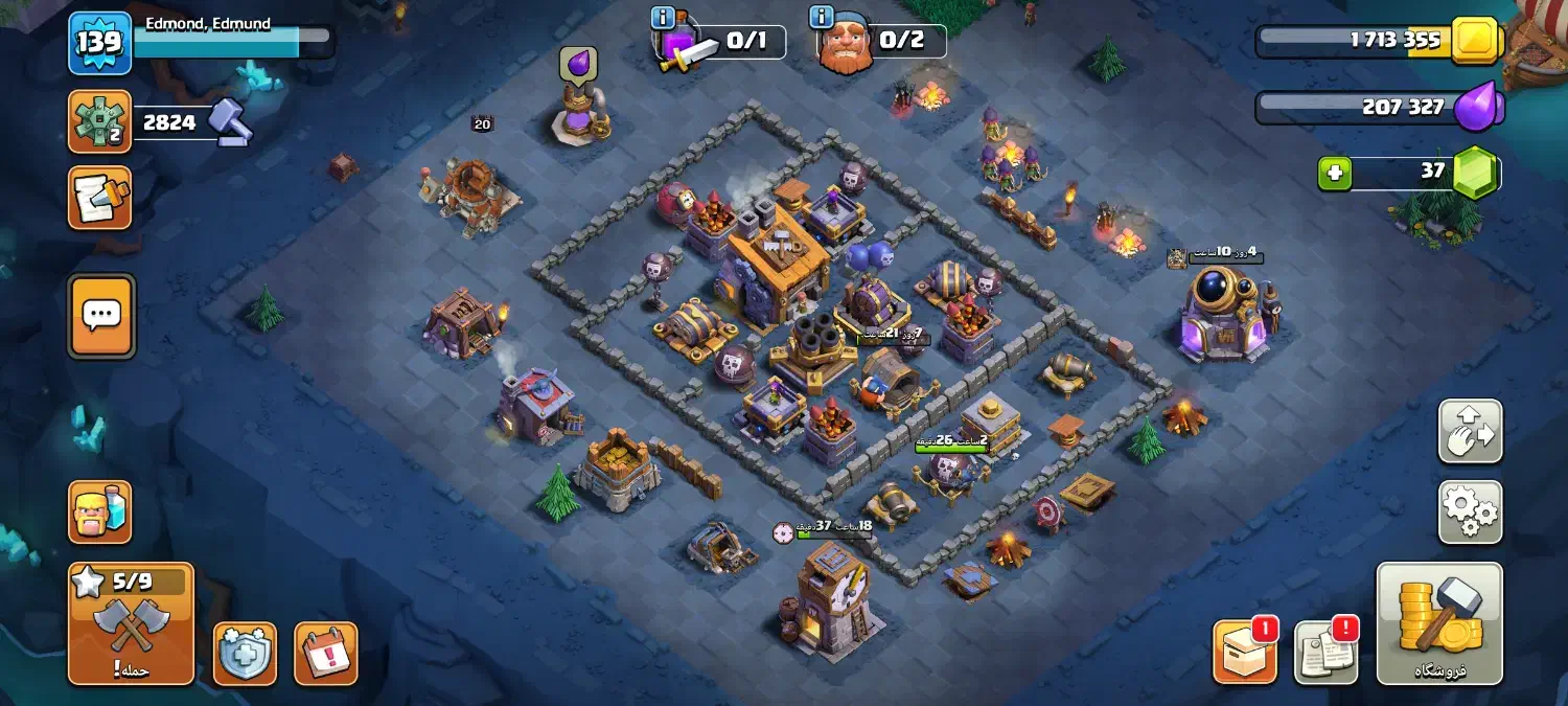 اکانت کلش آف کلنز|کنسول، بازی ویدئویی و آنلاین|سمنان, |دیوار