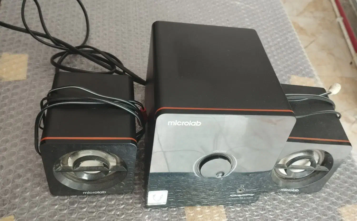اسپیکر 3 تیکه microlab|قطعات و لوازم جانبی رایانه|رشت, دیانتی|دیوار