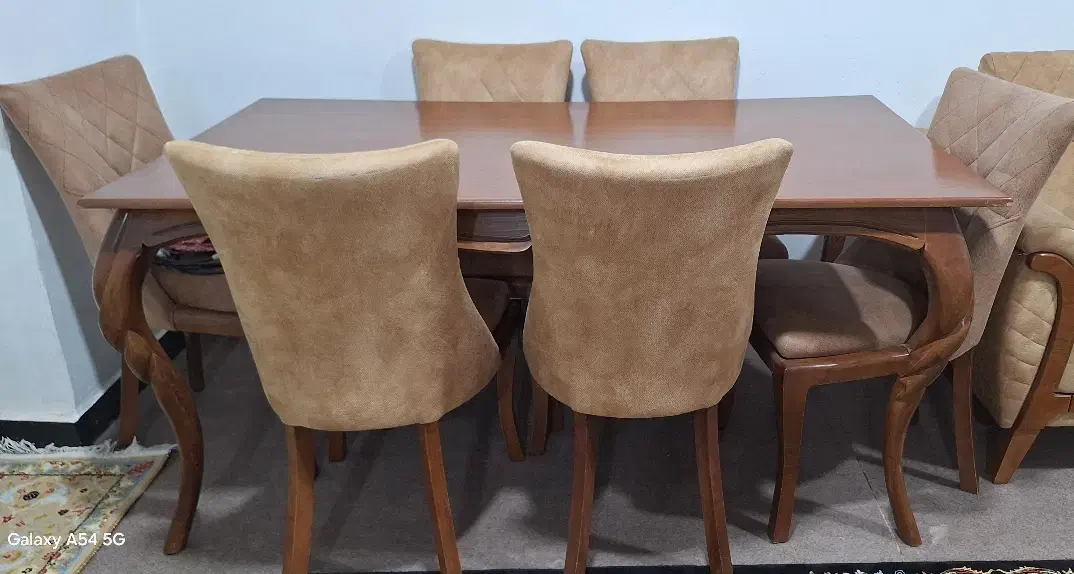 میز نهار خوری 6نفره|میز و صندلی غذاخوری|دزفول, |دیوار
