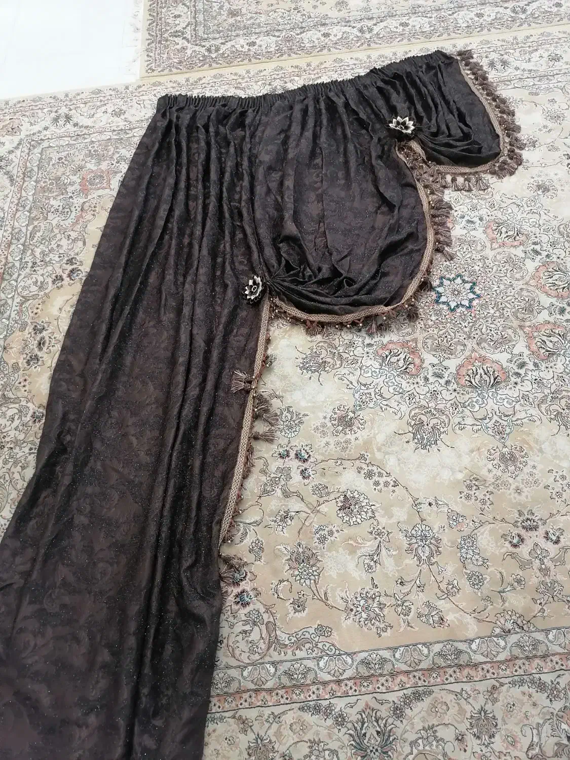 فروش پرده در حد نو|پرده، رانر، رومیزی|گرمسار, |دیوار