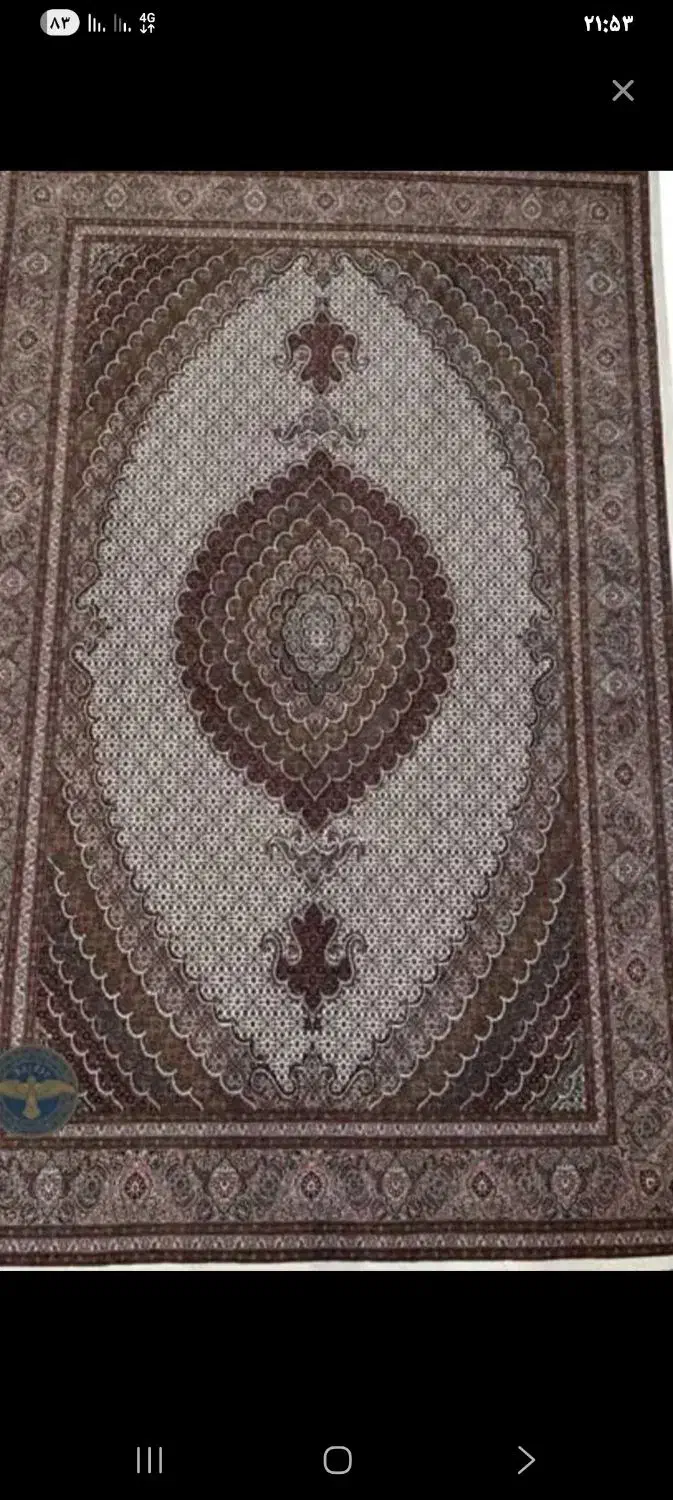 فرش دست بافت نیمه کاره9متری2/5*3/5|فرش|خوی, |دیوار