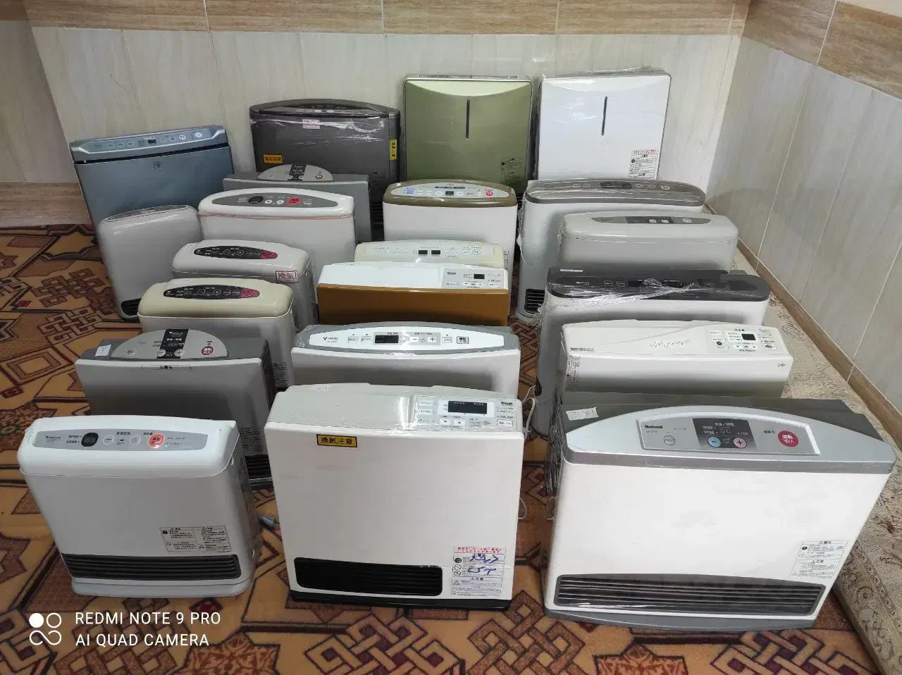 بخاری استوک گازی برقی ژاپنی|بخاری، هیتر، شومینه|بردسکن, |دیوار