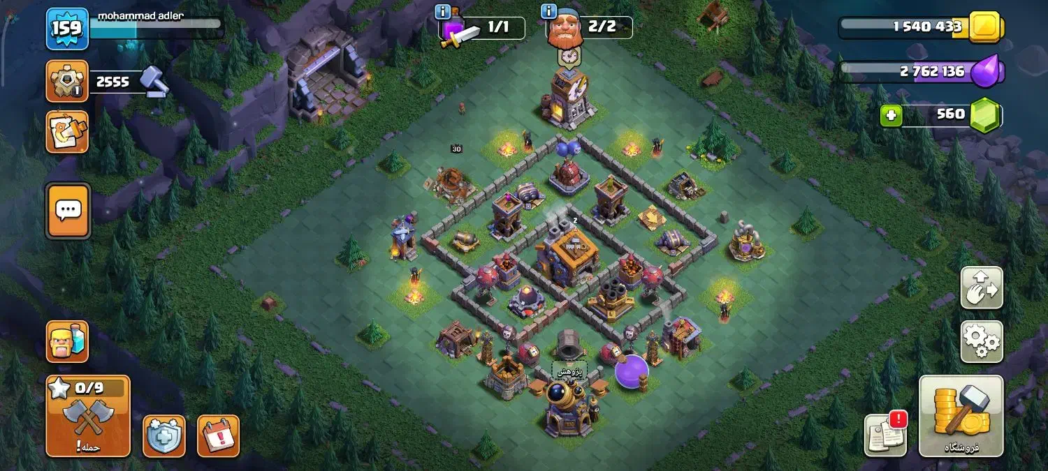 اکانت کلش اف کلنز|کنسول، بازی ویدئویی و آنلاین|فیروزآباد (فارس), |دیوار