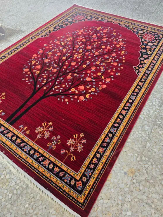 کلکسیون فرش ماشینی قرمز بلوچ فقط سفارشی|فرش|تهران, زیبادشت|دیوار