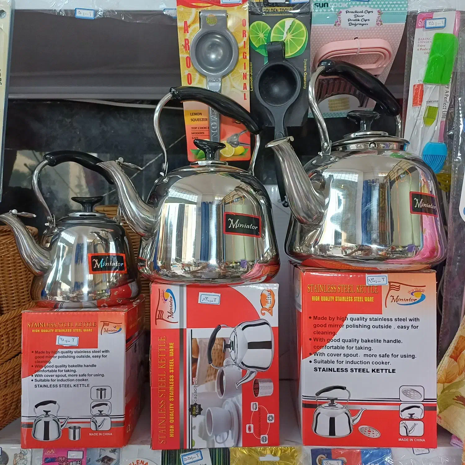 کتری مینیاتور استیل|قوری، کتری، قهوهساز دستی|ماهدشت, |دیوار