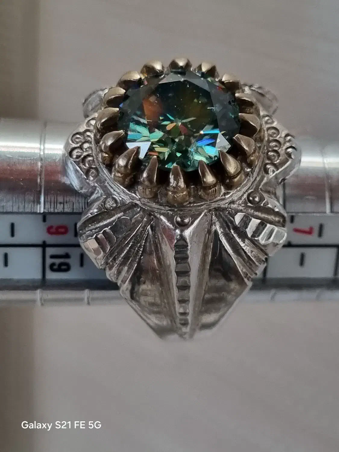 انگشتر نقره موزونایت|جواهرات|اندیشه, اندیشه فاز ۱|دیوار