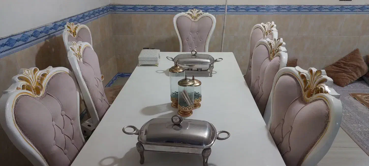 میز ناهار خوری 8 نفره|مبلمان خانگی و میز عسلی|قرچک, باقرآباد|دیوار