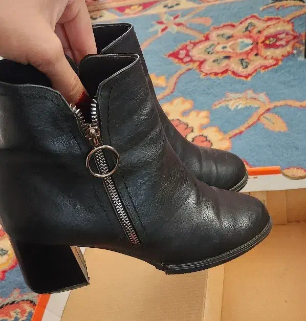 فروش بوت چرم مشکی سایز۳۹|کیف، کفش، کمربند|یاسوج, |دیوار