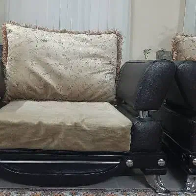 مبلمان چرم ۷ نفره|مبلمان خانگی و میز عسلی|شیراز, شهرک گلستان|دیوار