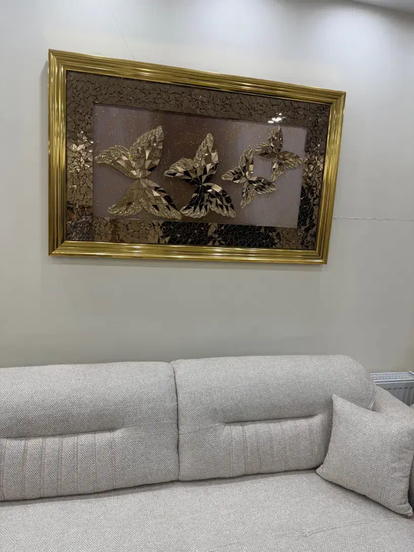 تابلو آینه کاری شده نو آکبند|تابلو، نقاشی، عکس|تهران, افسریه جنوبی|دیوار