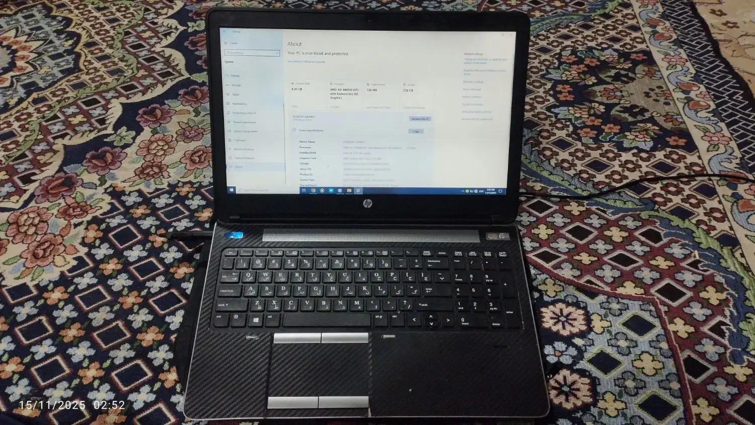 لپ تاپ مدل hp درحد صفر|رایانه همراه|ایرانشهر, |دیوار