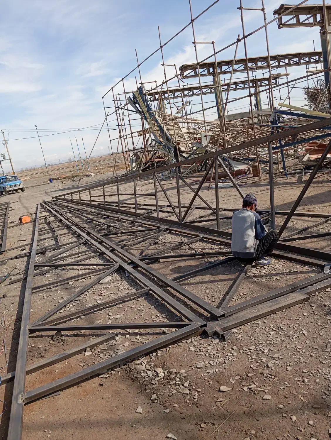 شیروانی نما لمبه سردری جوشکاری|خدمات پیشه و مهارت|اردبیل, |دیوار