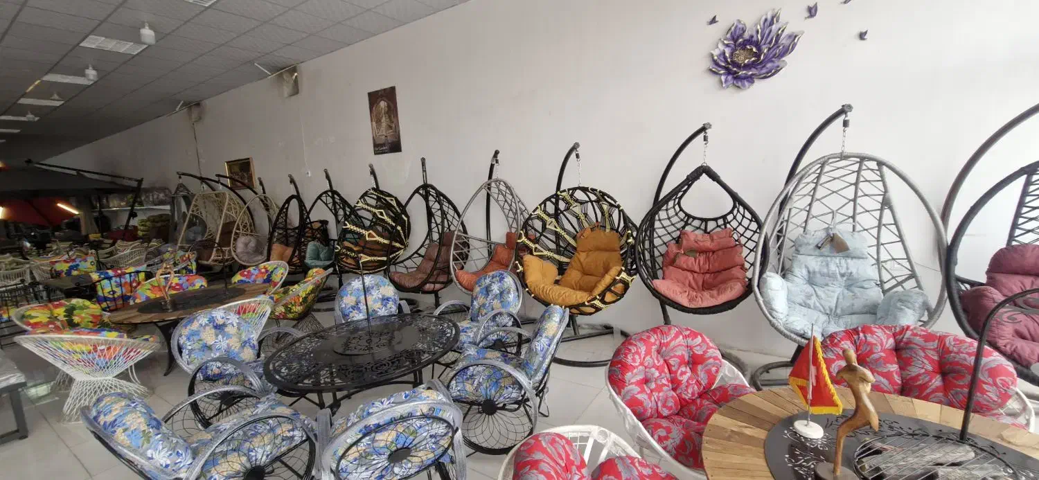 مکرومه تاب عربی لاکچری خونگی و بیرونی|صندلی و نیمکت|کاشان, دشت لتحر|دیوار