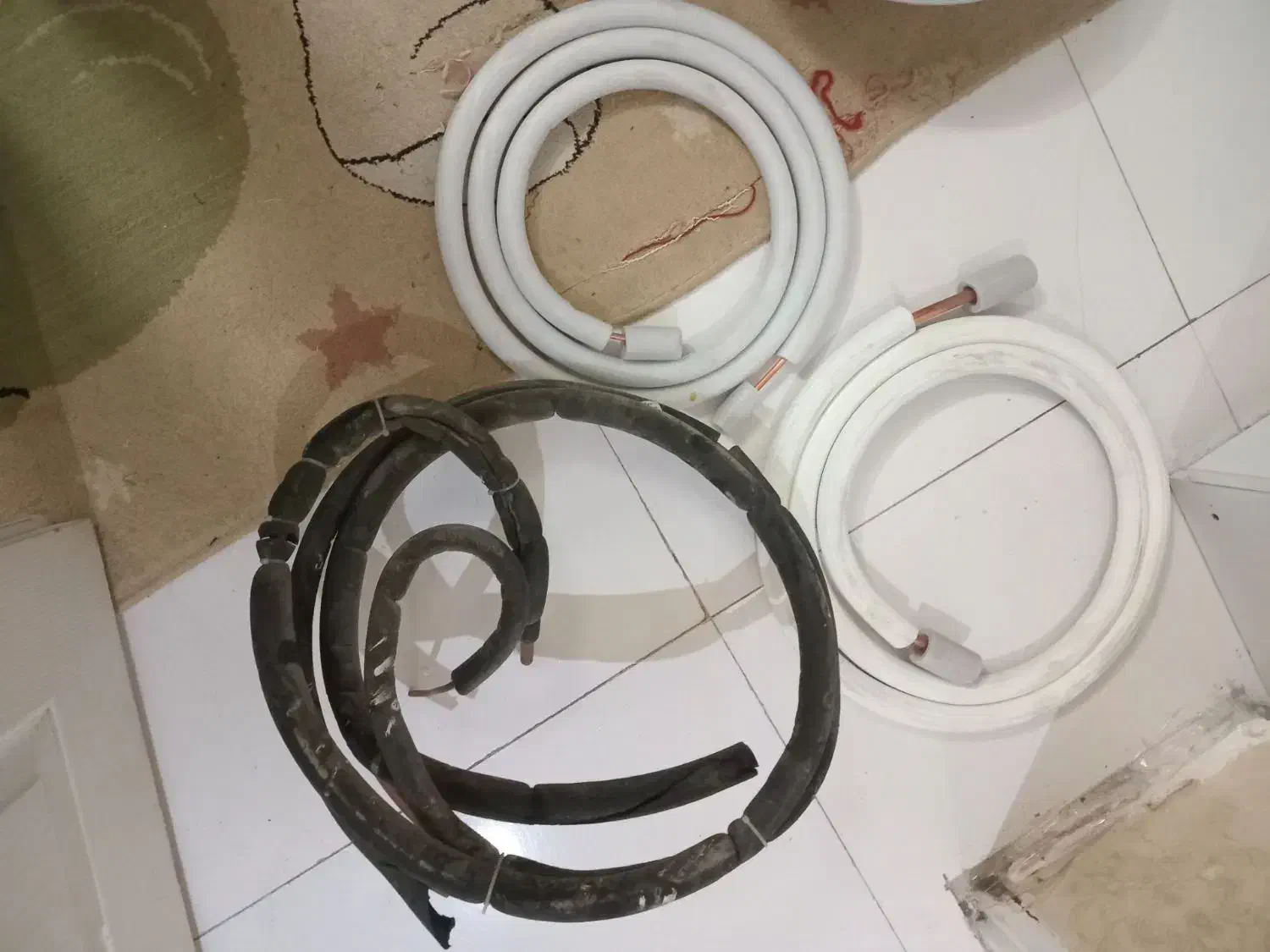 لوله مسی|کولر گازی و فن‌کوئل|همدان, |دیوار