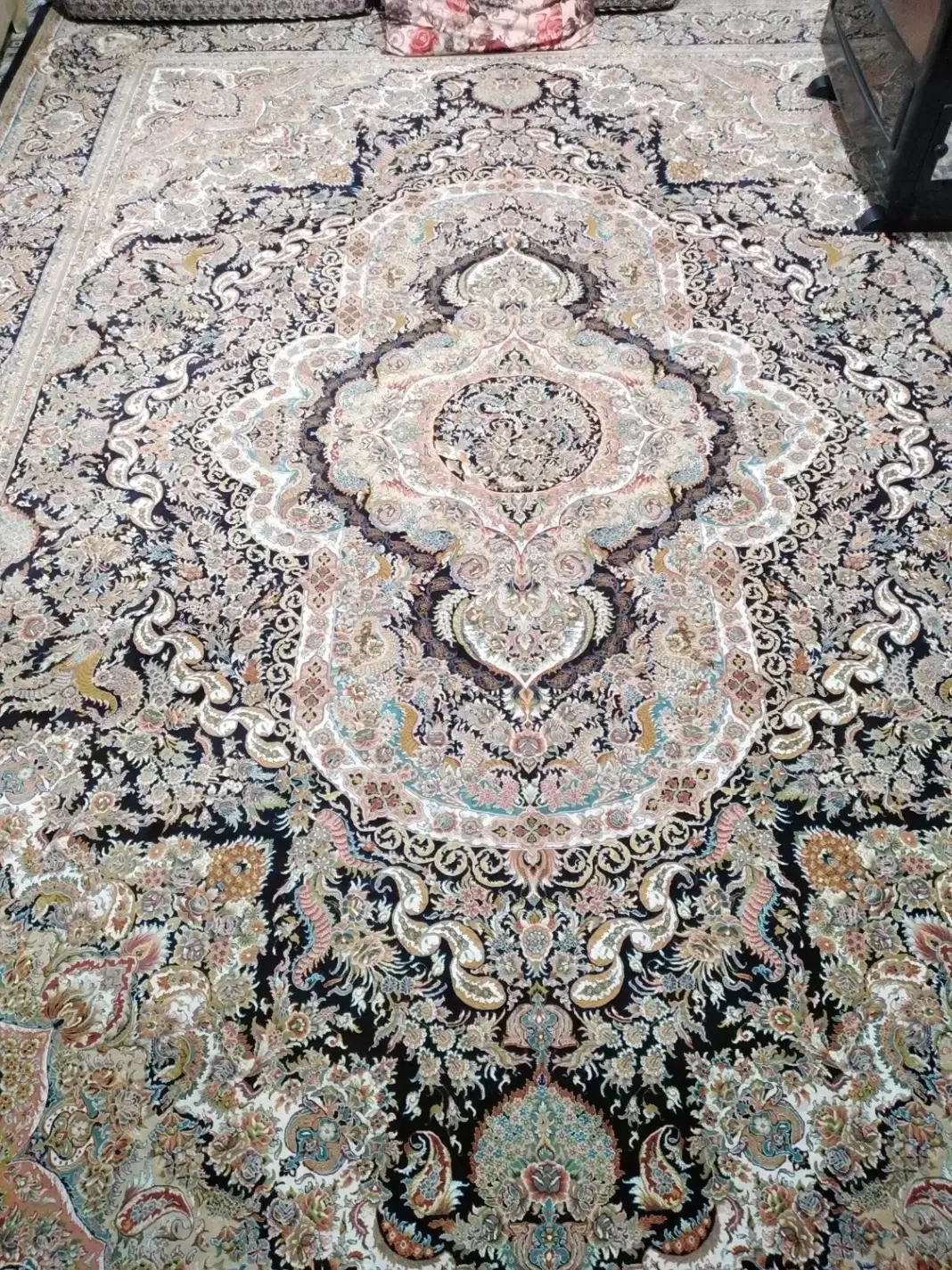 دو تخته فرش|فرش|کنگاور, |دیوار