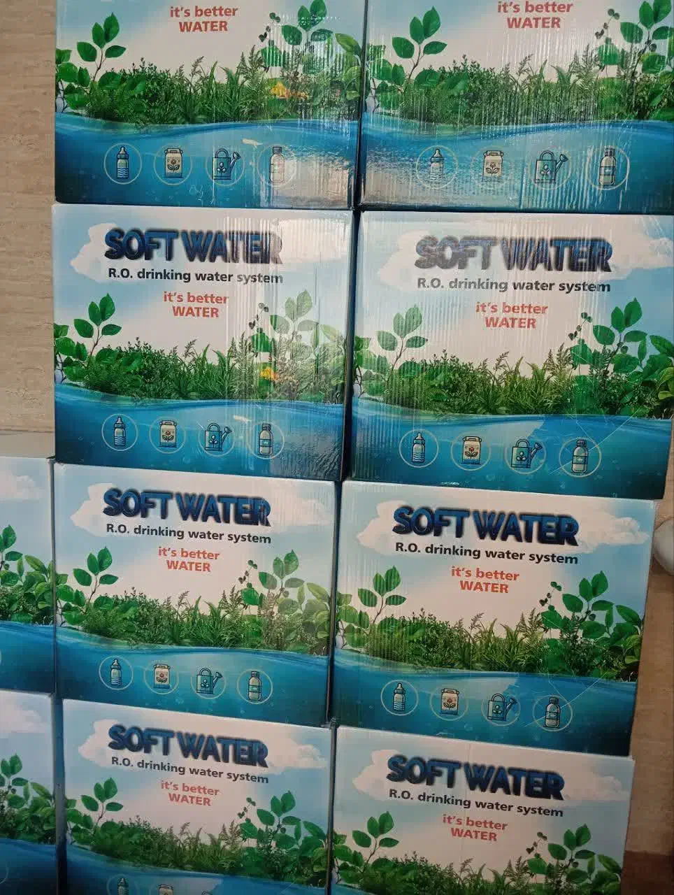 تصفیه آب خانگی Soft Water|آب‌سردکن و تصفیه آب|قم, چهل درخت‎|دیوار