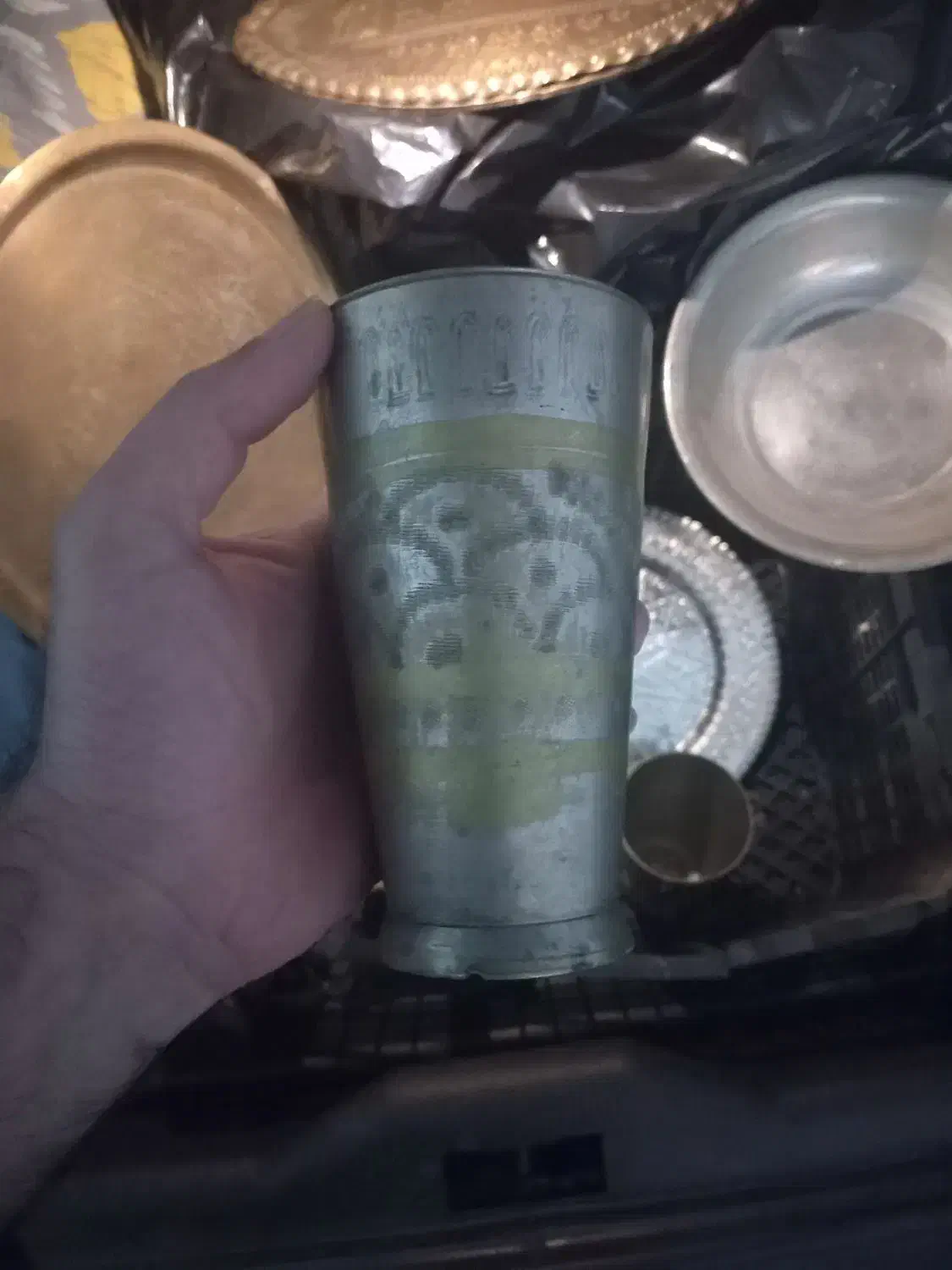 ظروف مسی|کلکسیون اشیاء عتیقه|تهران, نازی‌آباد|دیوار