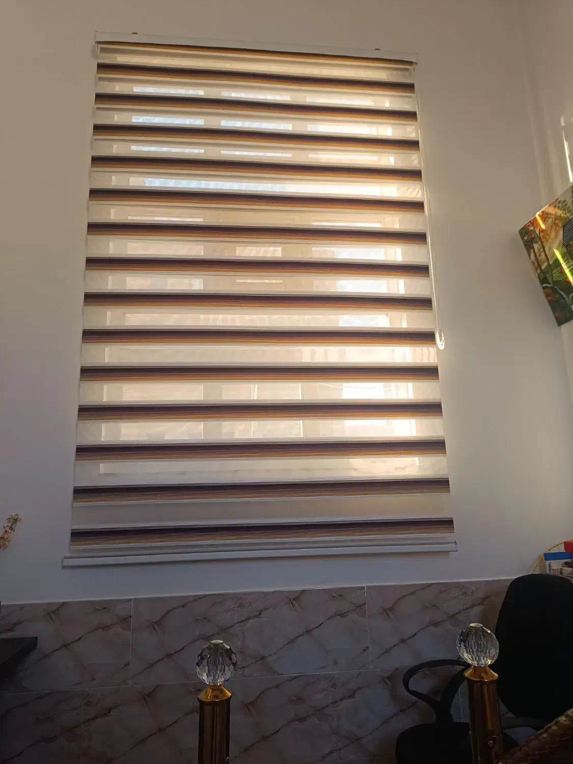 پرده زبرا|پرده، رانر، رومیزی|کبودرآهنگ, |دیوار