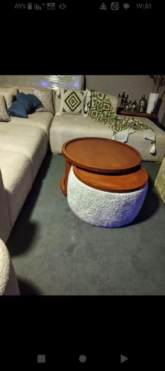 جلومبلی وعسلی وپاف|مبلمان خانگی و میز عسلی|رباطکریم, رباطکریم|دیوار