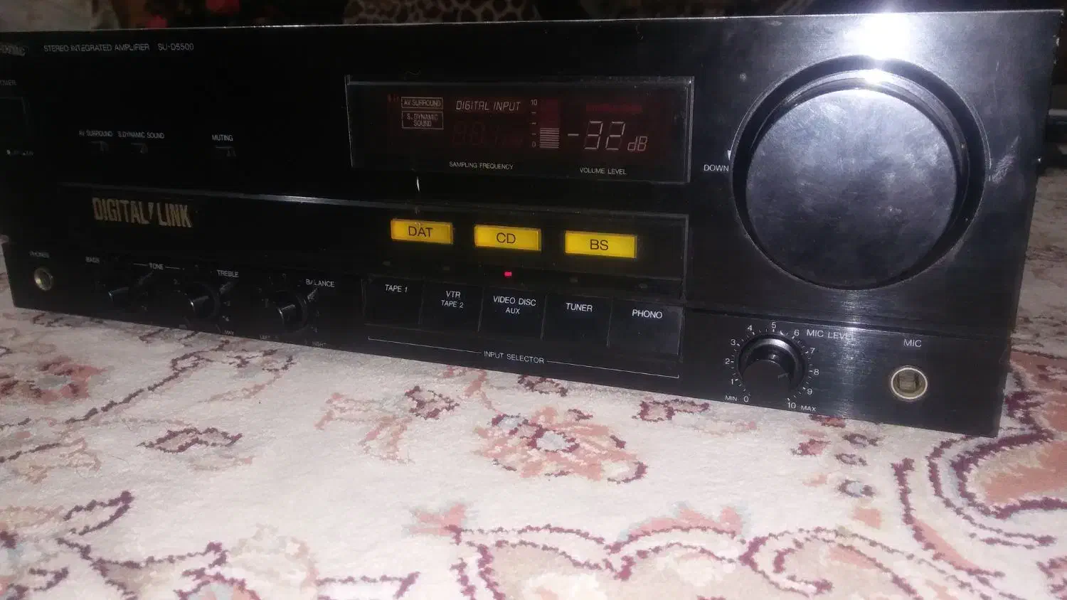 امپلی خانگی پاناسونیکd5500|سیستم صوتی خانگی|بوکان, |دیوار