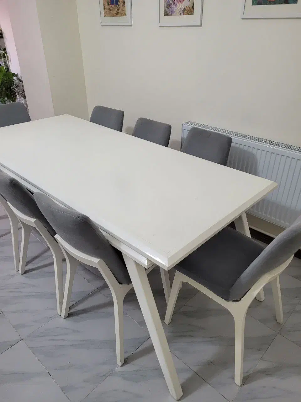 میز ناهار خوری ۸ نفره|میز و صندلی غذاخوری|تبریز, |دیوار