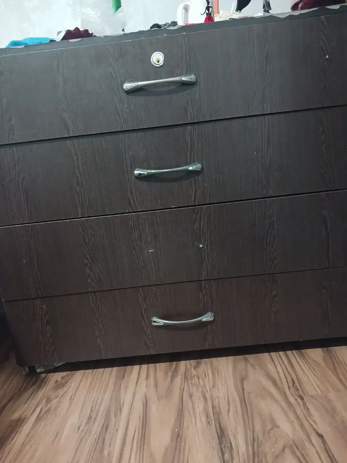 قاب ترمه ساعت دیواری دراور ۴کشویی قاب پرده|جاکفشی، کمد، دراور|اراک, |دیوار