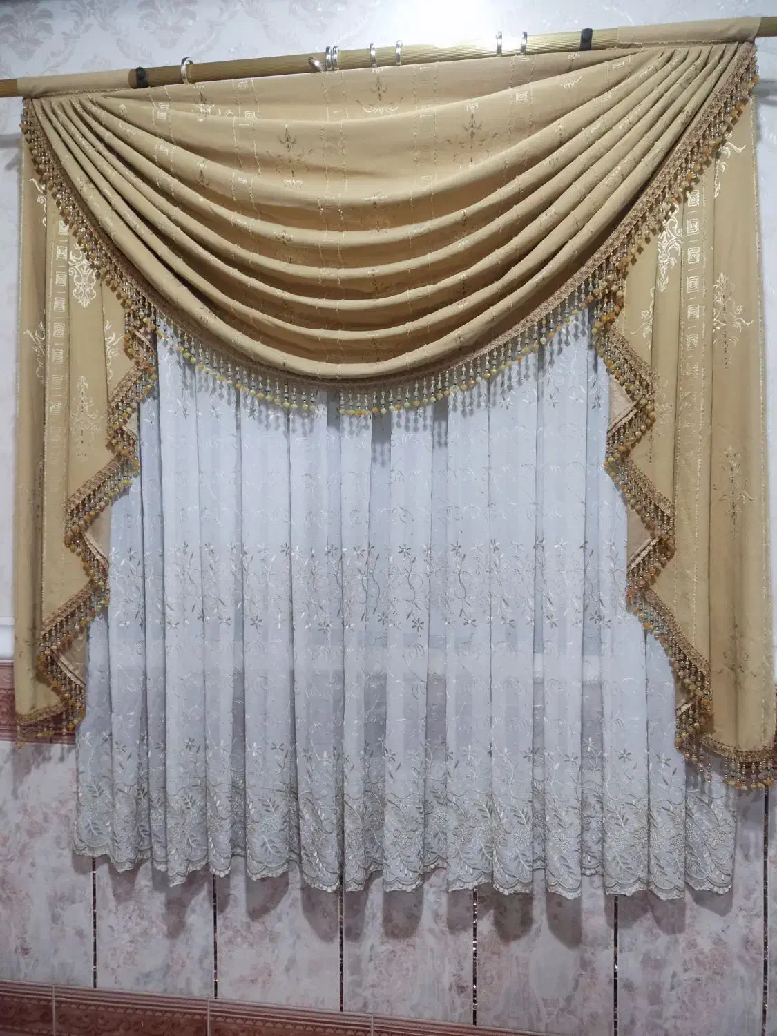 پرده|پرده، رانر، رومیزی|آق قلا, |دیوار