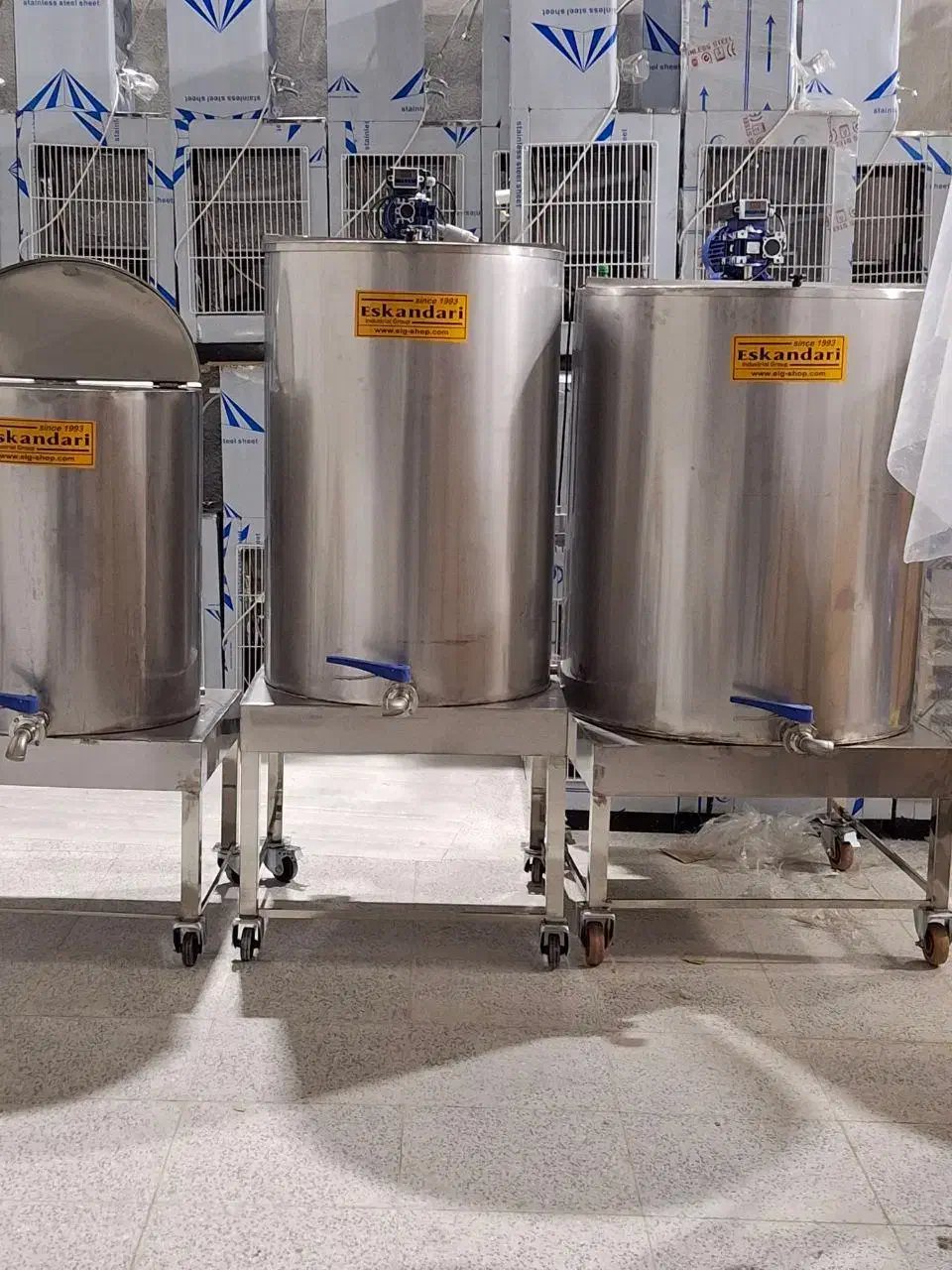 کره گیر 500لیتر دوغ زن برقی مشک بالازن دامداری|سایر لوازم برقی|اردبیل, |دیوار