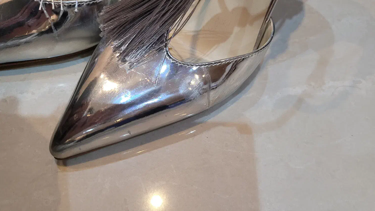 کفش مجلسی نقره ای|کیف، کفش، کمربند|مشهد, سجاد شهر|دیوار