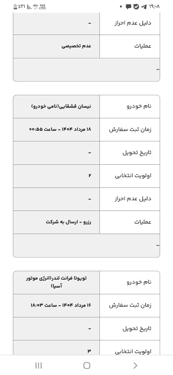 حواله نیسان قشقایی آنر مدل ۲۰۲۵|خودرو سواری و وانت|اصفهان, سرشبادران|دیوار