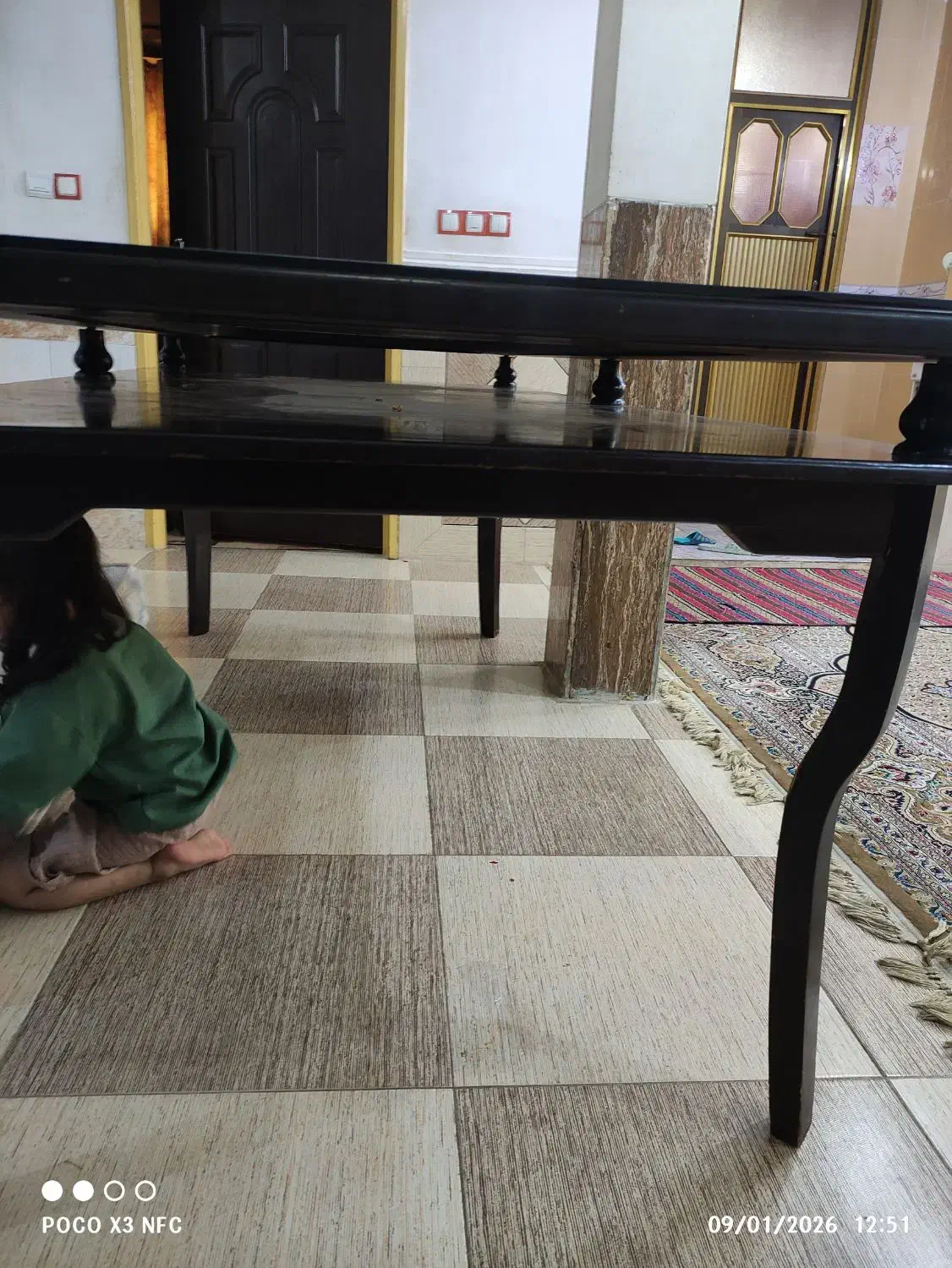 میز ۸ نفره|میز و صندلی غذاخوری|باوی, |دیوار