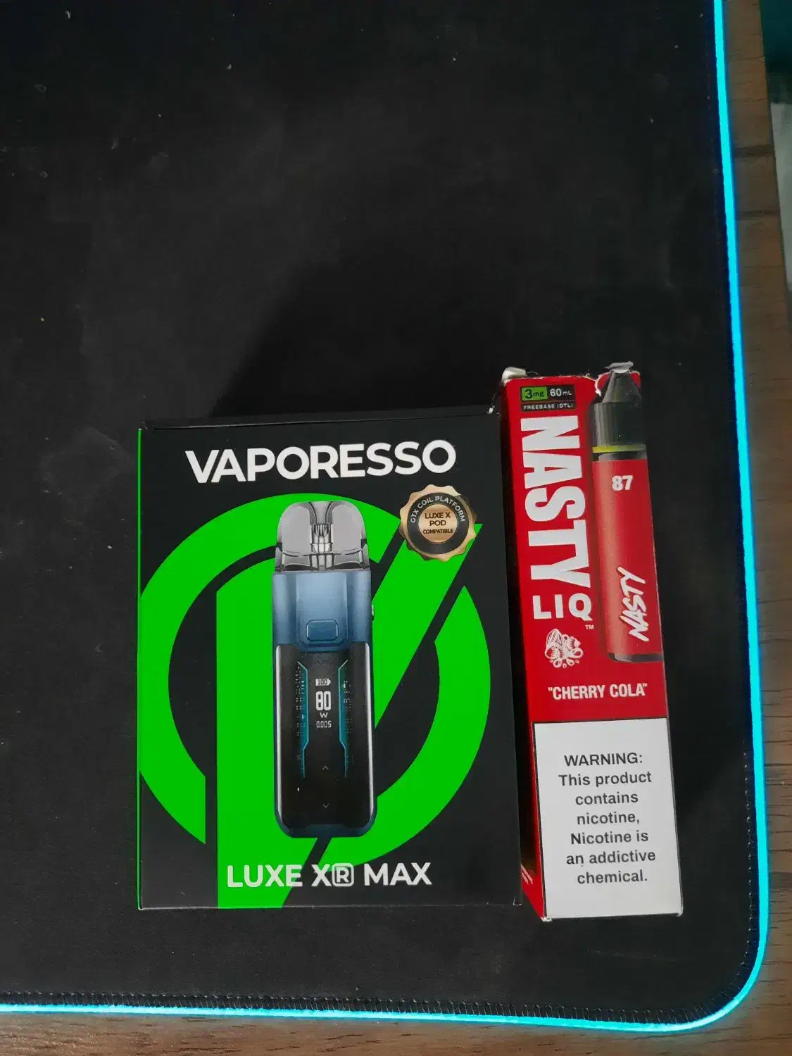 فروش ویژه ویپ با جویس / luxe xr max + nasty cola|زیورآلات و اکسسوری|نوشهر, |دیوار