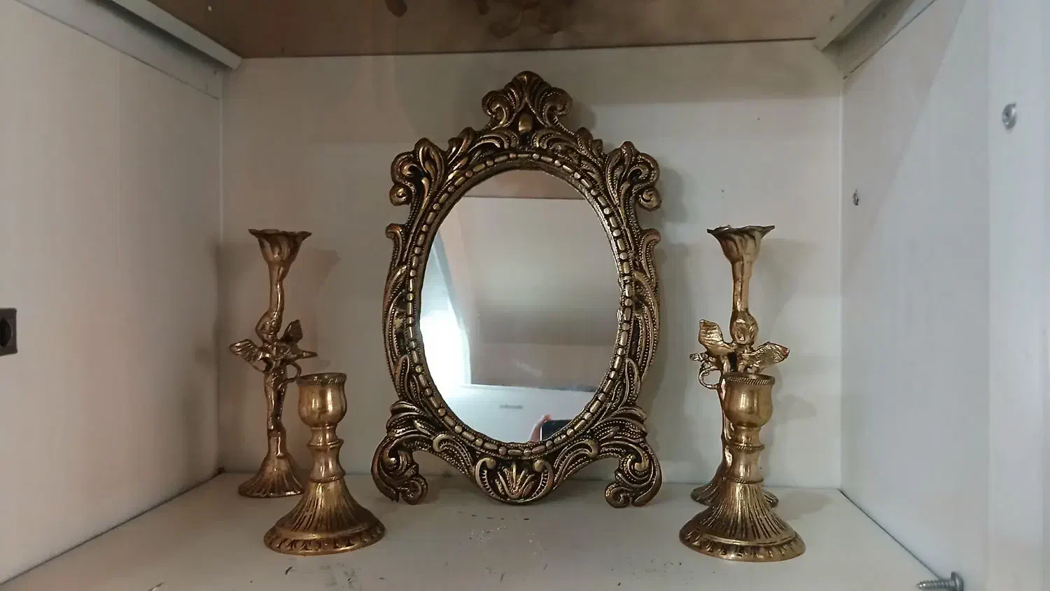 تعدادی وسایل تزئینی برنجی به فروش میرسد|مجسمه، تندیس، ماکت|تهران, دولاب|دیوار