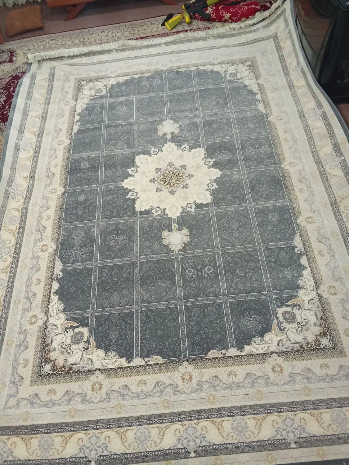 فرش9متری زیبا تکه|فرش|اردبیل, |دیوار