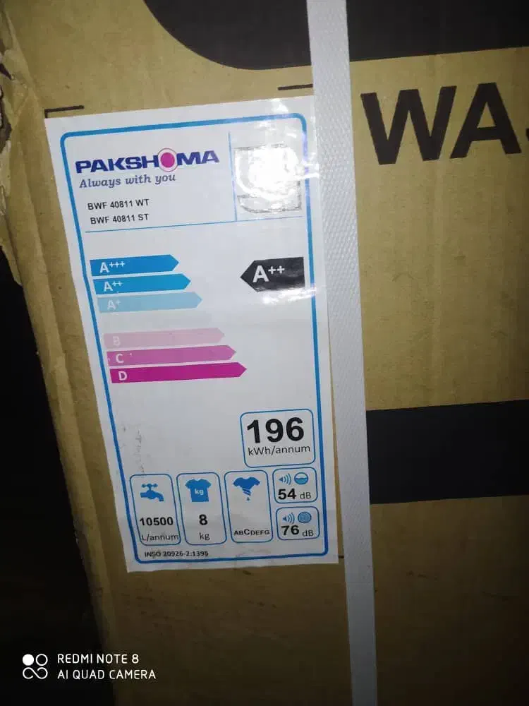 لباسشویی اتومات پاکشوما سیلور|ماشین لباسشویی و خشککن لباس|شیراز, شریفآباد|دیوار