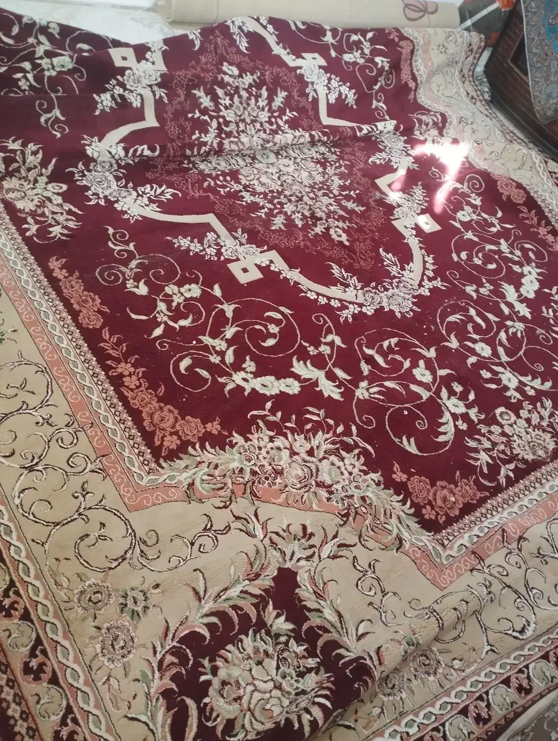 فرش نخ ۱۲متری|فرش|بیرجند, |دیوار