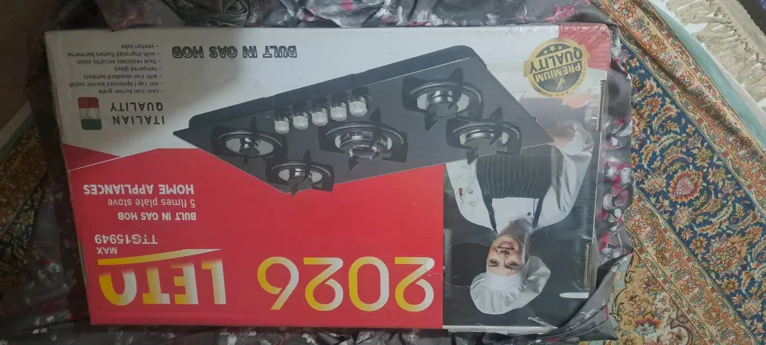 اجاق گاز ۵ شعله|اجاق گاز و لوازم برقی پخت‌وپز|رشت, جهاد|دیوار