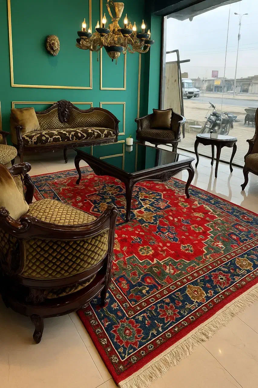 فرش هریس ریز بافت|فرش|تهران, هروی|دیوار