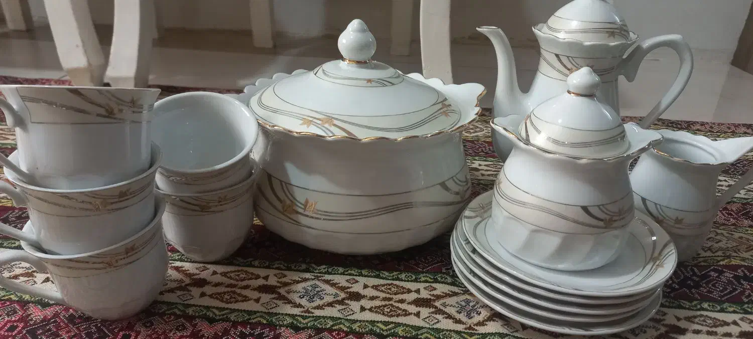 سرویس چینی صبحانه خوری|ظروف سرو و پذیرایی|الوند, |دیوار