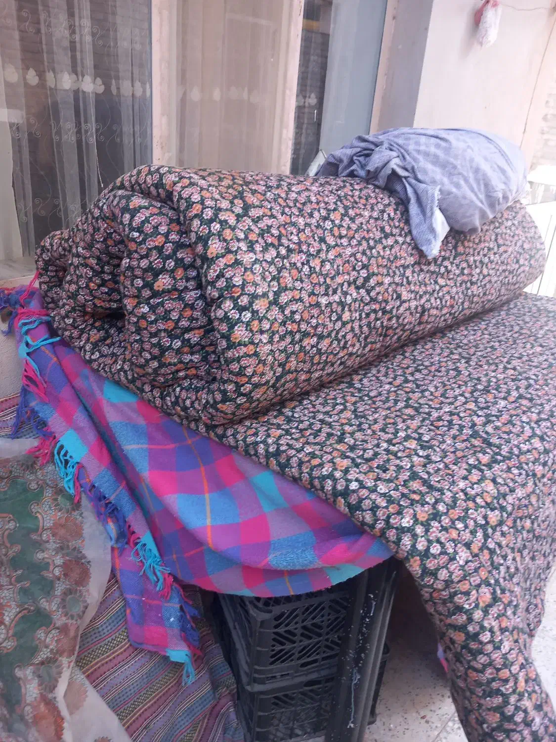 لحاف کرسی|رختخواب، بالش، پتو|اراک, |دیوار