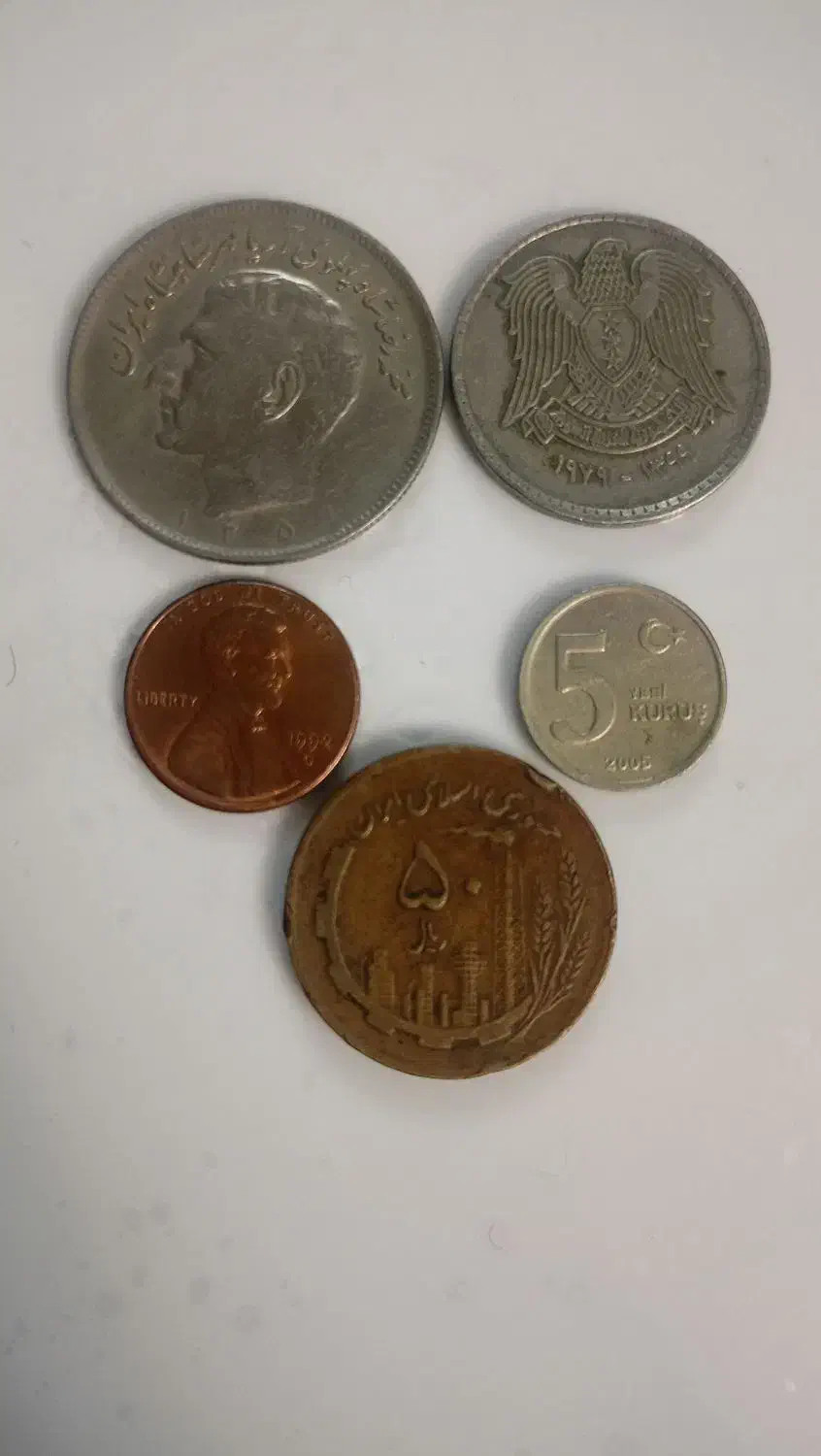 سکه های خارجی وقدیمی|کلکسیون سکه، تمبر، اسکناس|تبریز, |دیوار